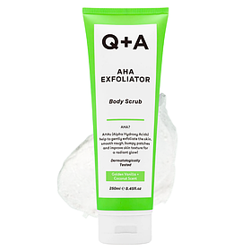 Скраб для тіла з AHA-кислотами Q+A AHA Exfoliator Body Scrub 250 мл