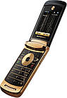 Motorola V8 Black/Gold 2GB кнопковий мобільний телефон розкладачка, фото 7