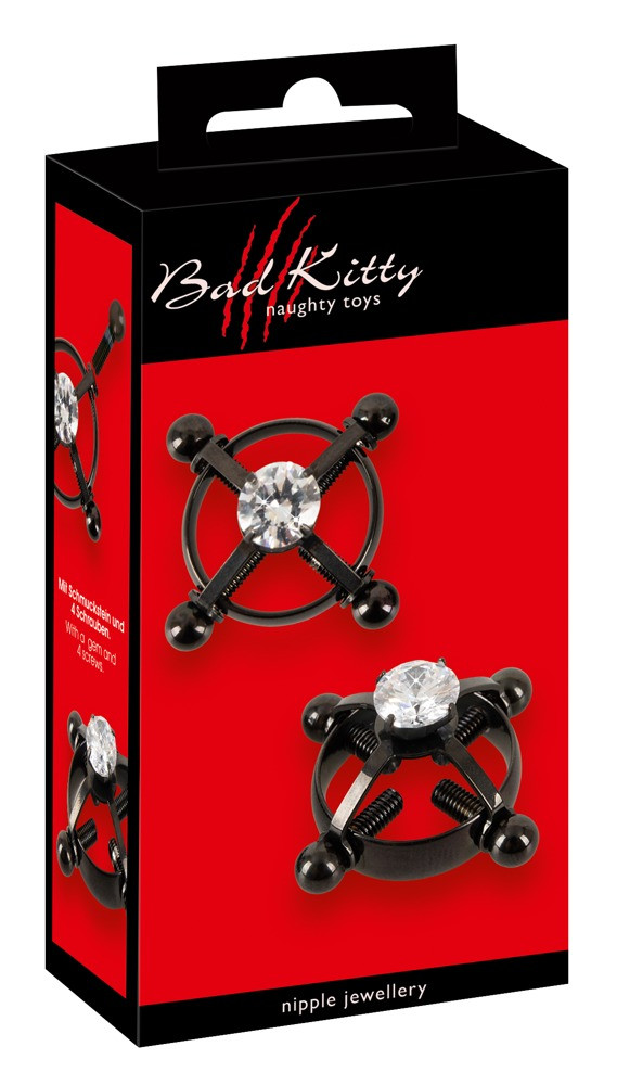Затискачі на соски Bad Kitty Nipple Jewellery bla