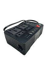 Автомобильный преобразователь напряжения BYGD 150 Вт/300 Вт (DC 12 В/220 В) преобразователь, 4 USB, универсаль