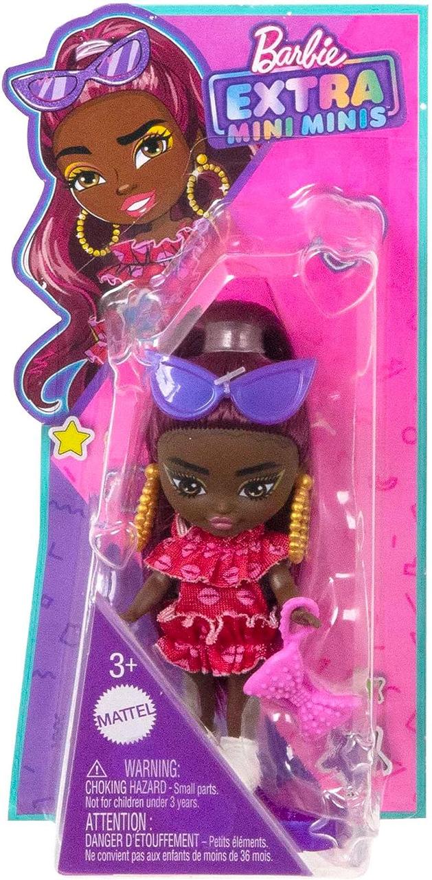 Barbie Extra Mini Minis Лялька з бордовим волоссям HLN47