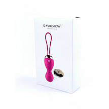 Вагінальні кульки Vibrating Silicone Kegel Balls USB 7 Function Фіолетовий, фото 6
