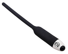 Уретральний катетер із вібрацією Silicone Dilator You2Toys, чорний, фото 5