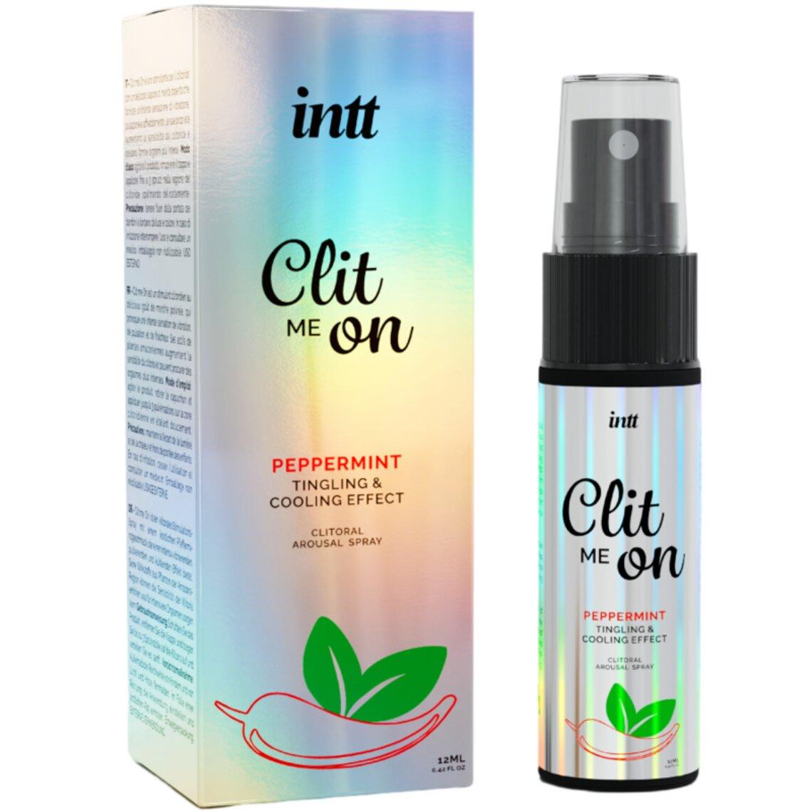 Збудливий гель INTT Clitoris Stimulator Spray Clit Me On Peppermint