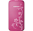 Samsung C3520 Pink La Fleur кнопковий мобільний телефон розкладачка 800 мАг, фото 9