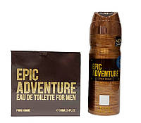 Набор для мужчин Epic Adventure Emper (Туалетная вода 100 мл. Дезодорант 200 мл.)