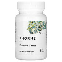 Витамины и минералы Thorne Potassium Citrate, 90 вегакапсул