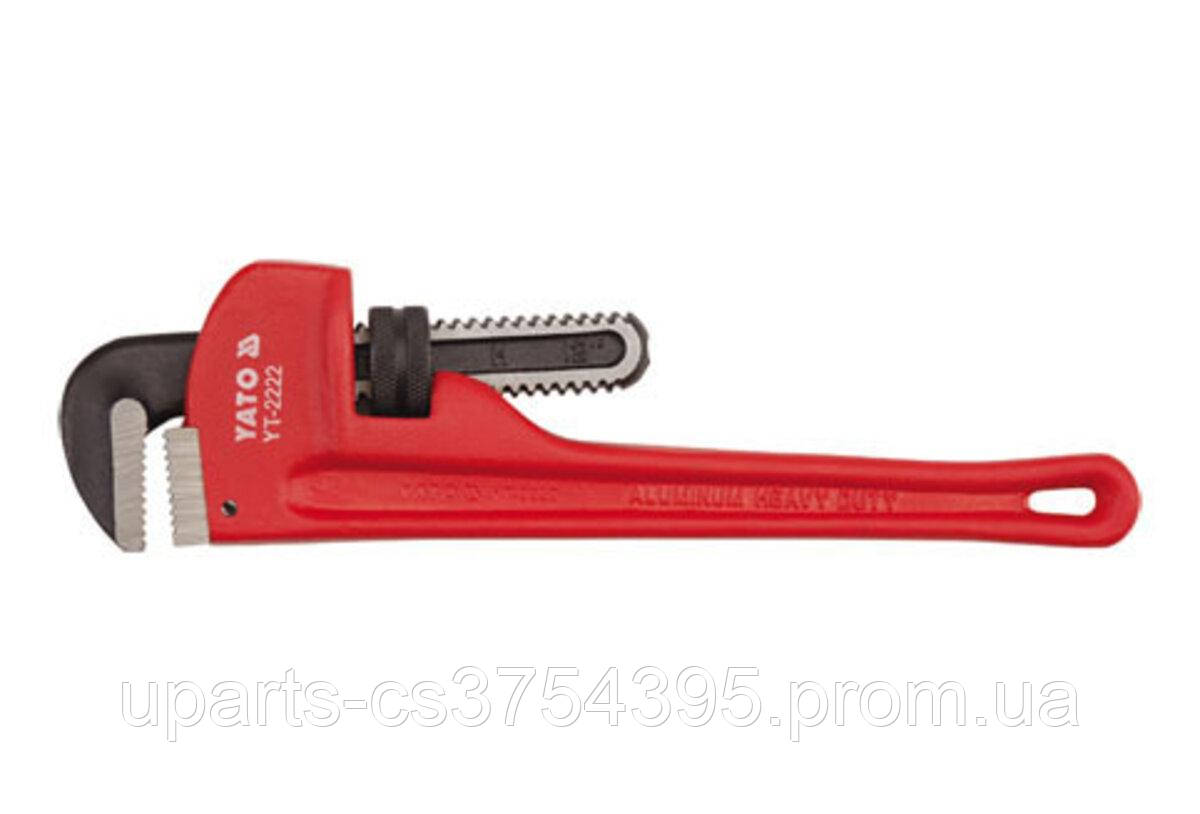 Ключ трубний YATO: 600 мм (24"), max Ø= 2,5" (63mm), з алюмінієвою ручкою [3/6]