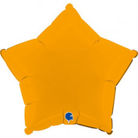Фольгированный шарик Grabo 18"(46 см) Звезда пастель мустард
