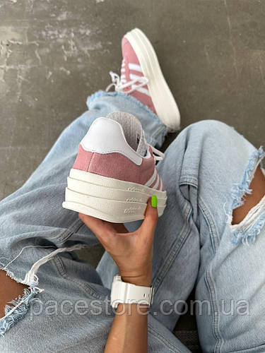 Женские Кроссовки ADIDAS GAZELLE BOLD "LIGHT PINK" premium адидас ...
