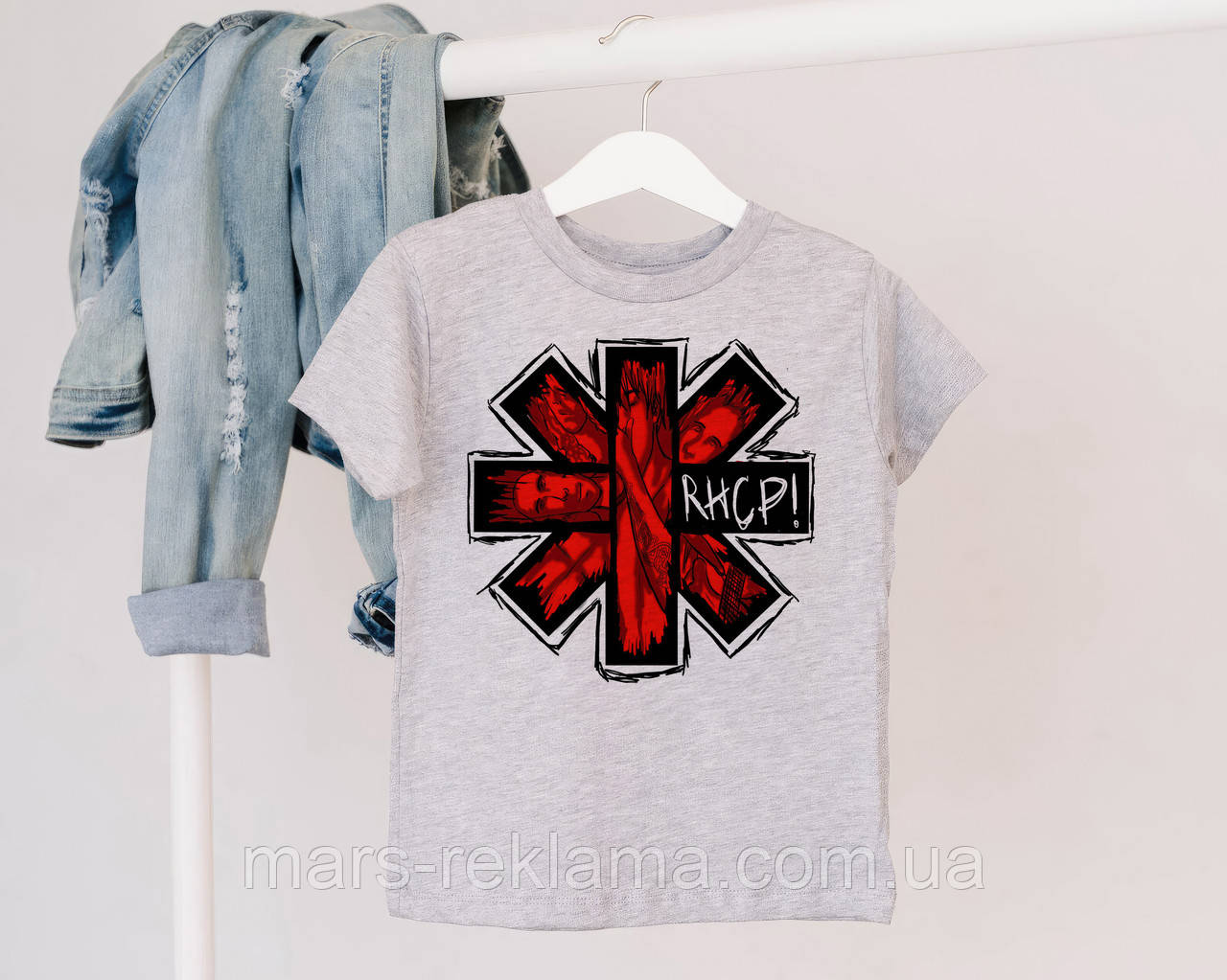 Футболка з принтом RHCP