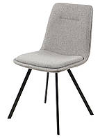 Стілець обідній кухонний для обідньої зони сучасний сірого кольору оббивка тканина m-71 Vetromebel