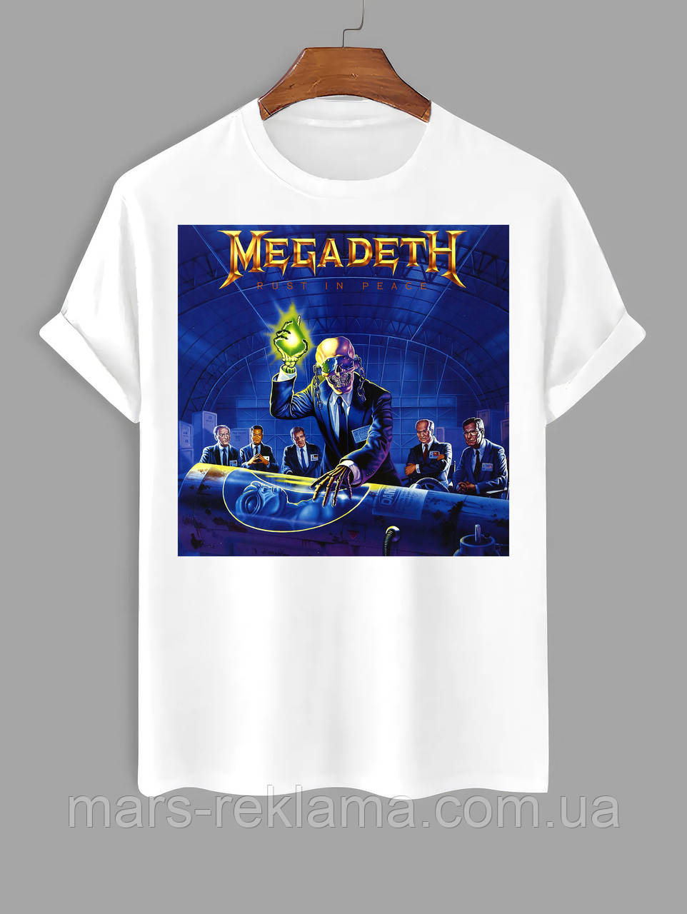 Футболка з принтом Megadeth