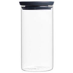 Ємність модульна для зберігання сипких продуктів "Stackable Jar" 10.4х20.2 см/1.1 л зі скла Brabantia