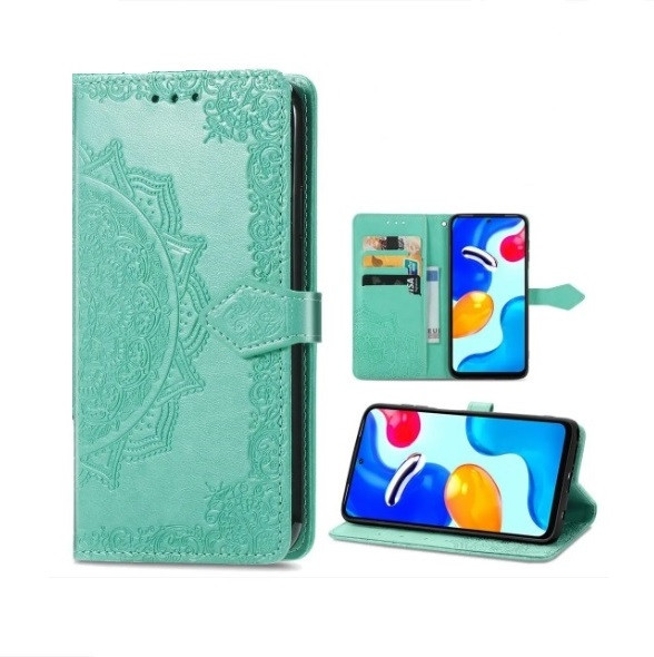 Чохол Vintage для Samsung Galaxy A25 5G / A256 книжка з візитницею Бірюзовий
