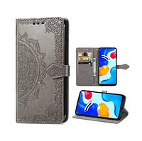 Чохол Vintage для Samsung Galaxy A55 / A556 книга з візитницею Сірий