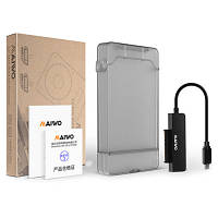 Адаптер Maiwo USB3.1 GEN1 TypeC to HDD 2,5" SATA/SSD black (K104G2 black), фото 7