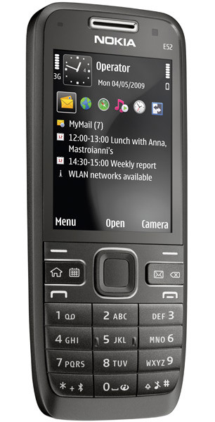 Nokia E52 кнопковий мобільний телефон 1500 mAh