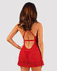 Комплект жіночий бебі-дол і трусики Obsessive LACELOVE BABYDOLL & thong, фото 3