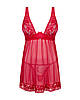 Комплект жіночий бебі-дол і трусики Obsessive LACELOVE BABYDOLL & thong, фото 5