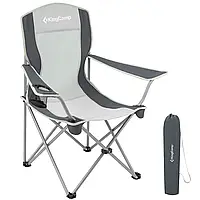 Стул KingCamp Arms Chairin Steel (KC3818) BLACK MEDIUMGREY