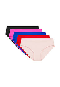 Чорні жіночі трусики сліпи рожевий колір XL