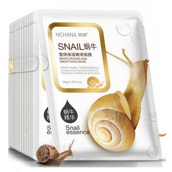 Набір тканинних масок муцин і гіалуронова кислота Snail Images 10 шт/уп