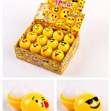 Бальзам для губ Смайлик жовтий