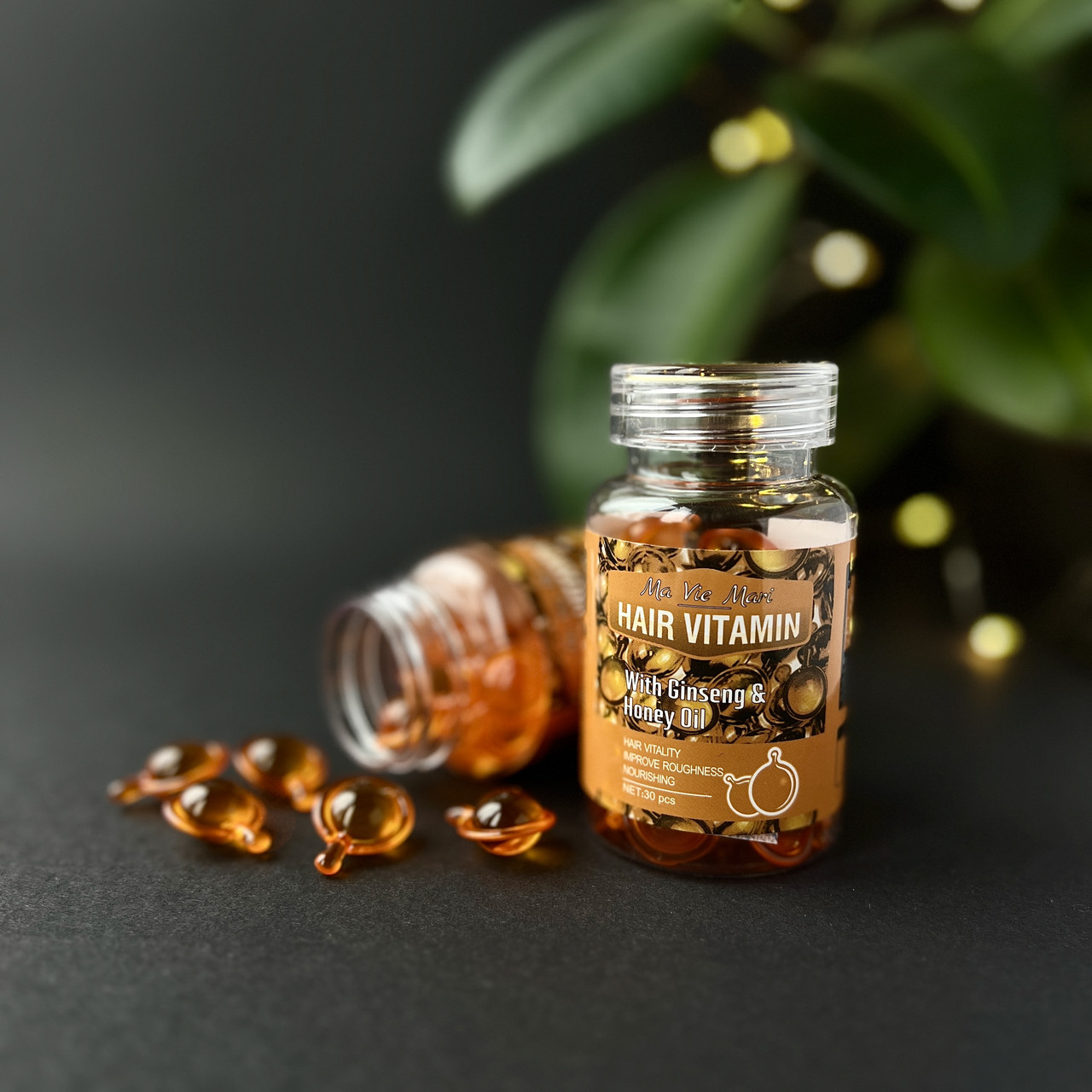 Капсули з екстрактом меду для живлення ламкого волосся Ma Vie Mari HairVitamin 30шт