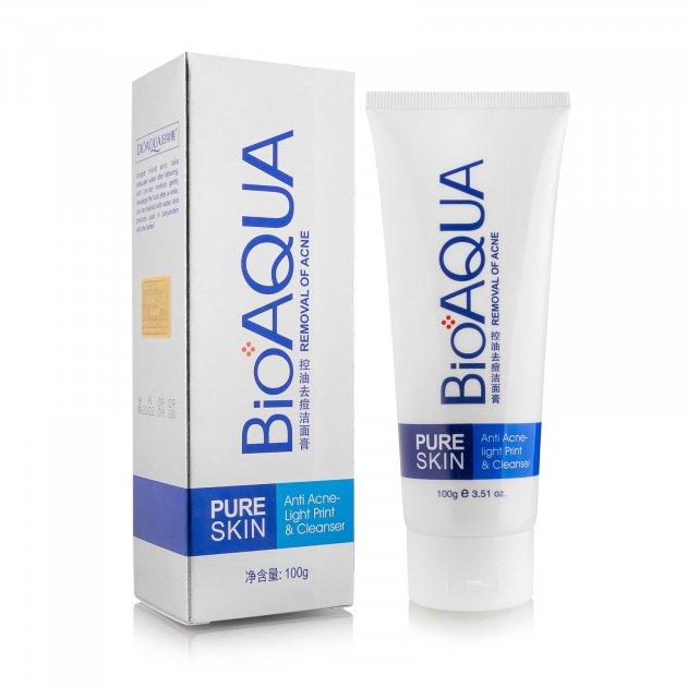 Пінка для вмивання антикне Bioaqua Pure Skin Anti-Acne 100мл