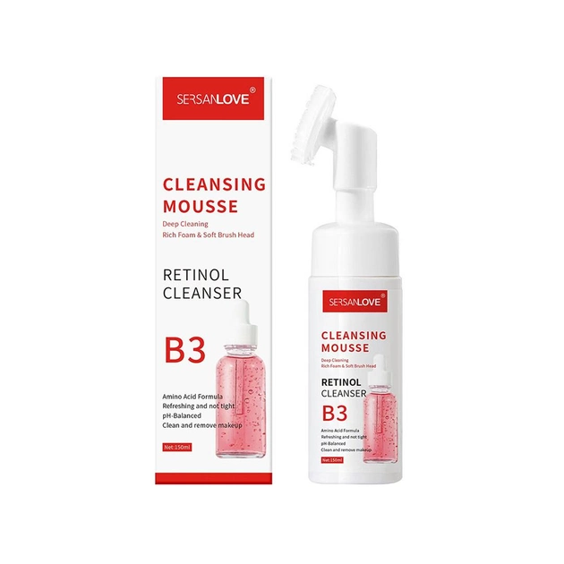 Пінка зі щіточкою B3 Cleansing Mousse Sersanlove
