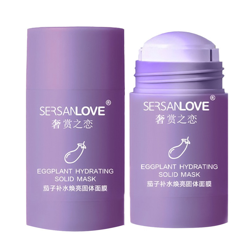 Маска стік Sersanlove Баклажан Eggplant solid mud film