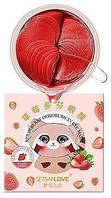 Патчі гідрогелеві Полуниця Sersanlove Strawberry Doxorubicin Eye Mask 60шт