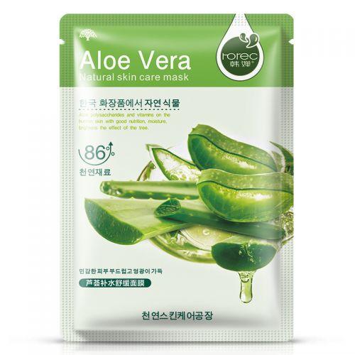 Тканинна маска Rorec Алое Віра Aloe Vera Natural заспокійлива