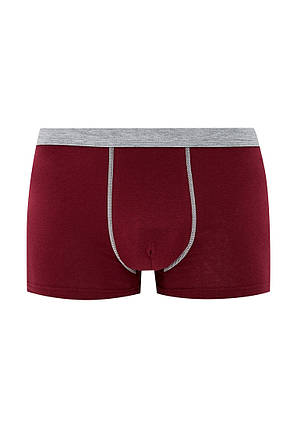 Чоловічі труси AO Underwear на білій гумці Бордовий 3XL, фото 2