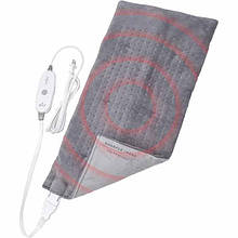 Масажна підстилка MASSAGING WEIGHTED HEATING PAD LY66 флісова електрогрілка