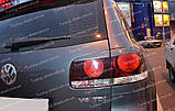 Вії на стопи Фольксваген Туарег (накладки на задні фари Volkswagen Touareg), фото 3