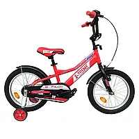 Велосипед для дітей X-TREME PILOT 1631 стальна рама 16" колеса 16" червоний