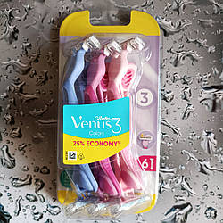 Станки для гоління Gillette® Venus 3 Colors 6 шт.