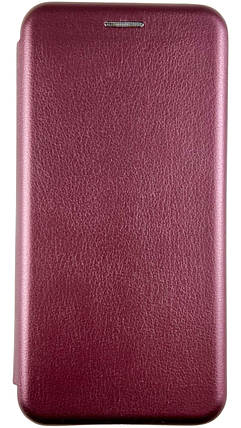 Чохол книжка Elegant book для Apple iPhone 5/5S/SE бордовий, фото 1