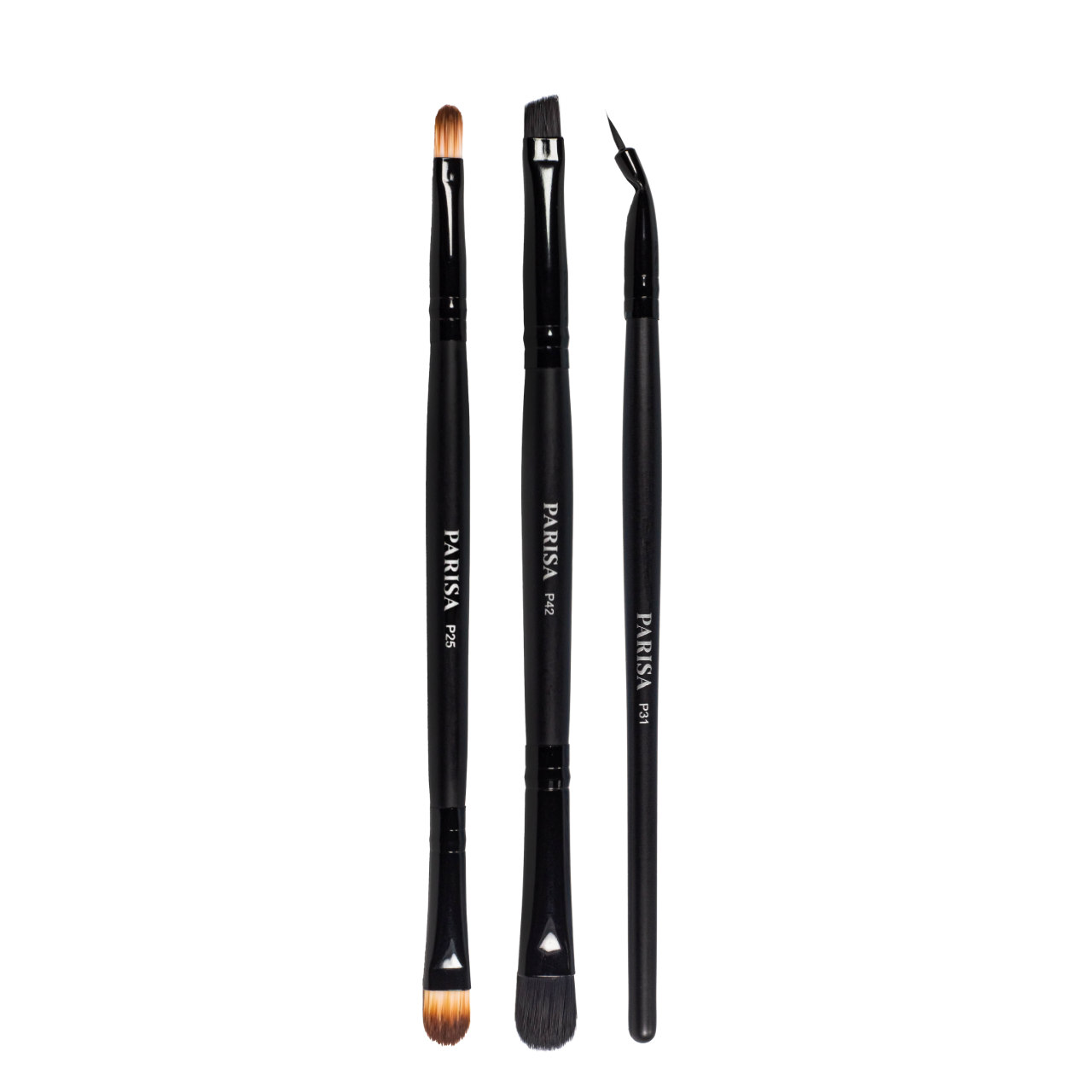 Набір пензлів для макіяжу очей та брів Parisa Cosmetics Р-103, фото 1