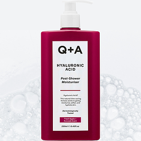 Засіб для інтенсивного зволоження вологої шкіри Q+A Hyaluronic Acid Post-Shower Moisturiser 250 мл