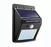 Настенный светильник Solar Powered LED для дома уличный экологичный черный