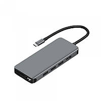 Хаб HUB USB C 12 in 1 WiWU Alpha