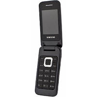Samsung C3520 Black кнопковий мобільний телефон розкладачка 800 мАг, фото 6