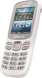 Мобільний телефон Samsung B313 White DUOS 1000 мАч англійська розкладка, англійське меню