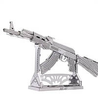 Металевий конструктор 3d пазл автомат Ak-47