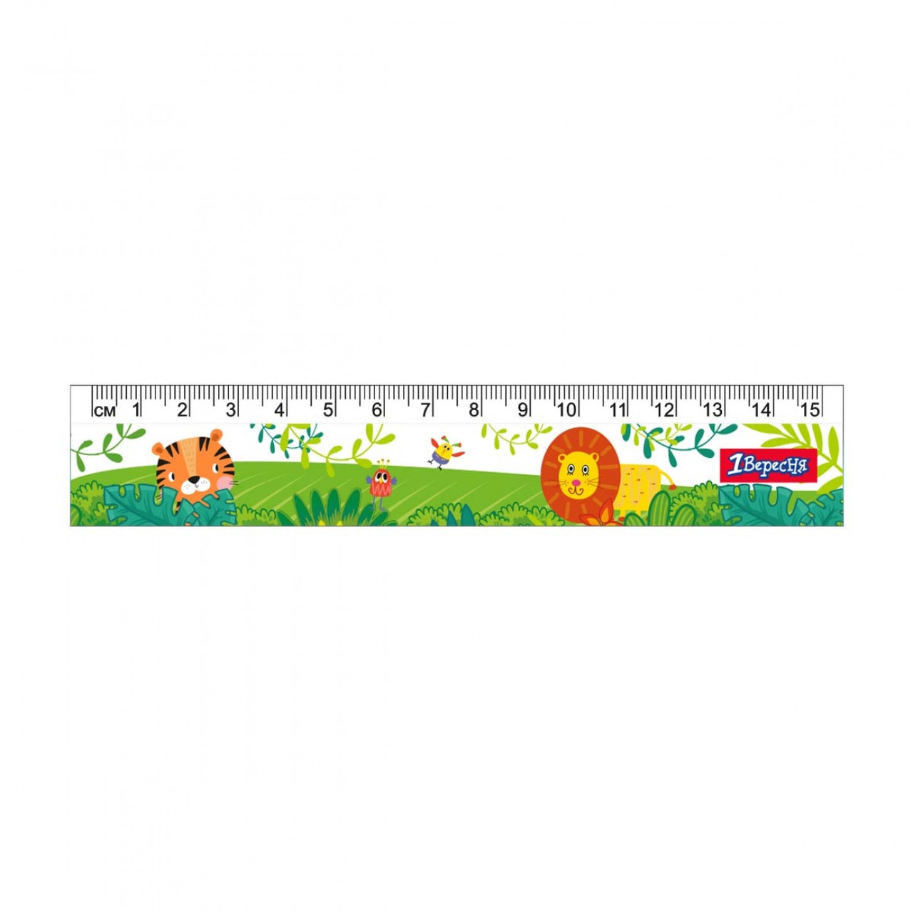 Лінійка 1 Вересня Zoo land, 15 см