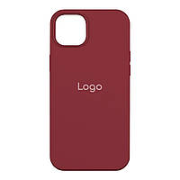 Чехол для iPhone 15 Plus Silicone Case Full Size AA Цвет 37 Rose red