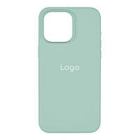Чехол для iPhone 15 Pro Max Silicone Case Full Size AA Цвет 17 Turquoise